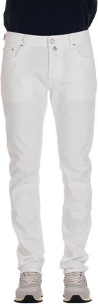 Jacob Cohen Bard Fit Jeans - Heren - Slim Fit Jeans - Wit - W35 - Katoen - Jeans