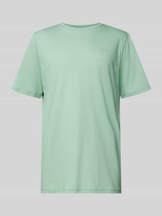 Mazine T-Shirt mit Label-Print Modell Stundon in Mint, Gr&ouml;&szlig;e S