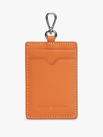 Tommy Hilfiger Leather Clip-On Card Holder