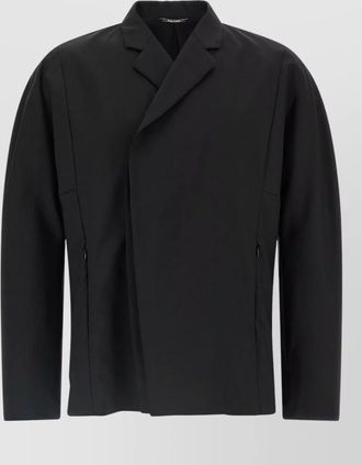 Kiko Kostadinov wool mohair single-breasted coat