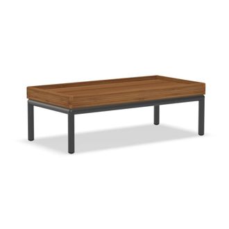 Houe LEVEL-LEVEL 2 Beistelltisch, 81 x 40 cm, Bambus / dunkelgrau