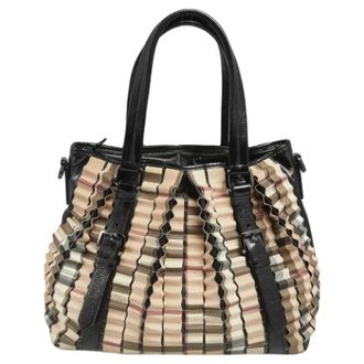Burberry Pre-owned Tote Bags, female, Black, Size: ONE SIZE Pre-owned Plastic totes