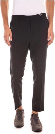 Daniele Alessandrini Beroemde 90 Broek - Heren - Slim Fit Broeken - Zwart - L - Polyester - Broeken