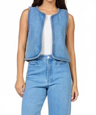 Dear John Denim Abby Vest In Denim