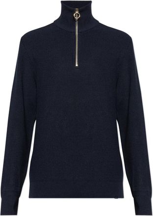 Paul & Shark Tech Wool Half Zip Sweater - Heren - Coltruien - Blauw - M - Wol - Truien & Vesten