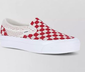 Vans low top sneakers checkered pattern rubber sole