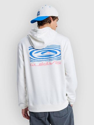 Quiksilver Screen Classic Surf Felpa in Pile bianco