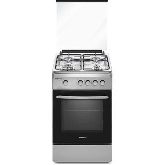Taurus Cig4fixm - Cocina De Gas Butano Independiente, En Acero Inoxidable, 4 Quemadores, Horno Con Quemador Inferior De 55l, V&aacute;vulas De Seguridad Para El Gas