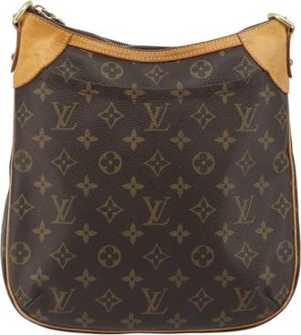 Louis Vuitton Odeon Monogram Canvas Brown Canvas Handbag (Pre-Owned)