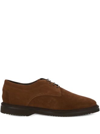 Ortigni suede derby shoes - Brown