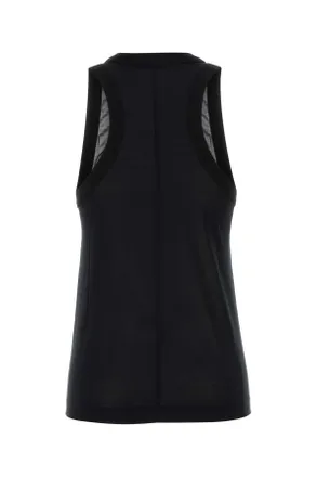 Carven Silk Tank Top - Black