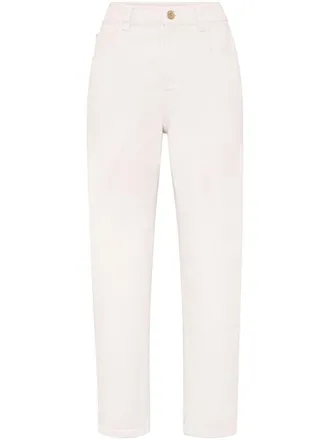 Brunello Cucinelli Monili straight jeans - Beige