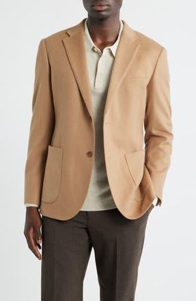 Nordstrom Cashmere Sport Coat in Tan Dale at Nordstrom Rack, Size 40