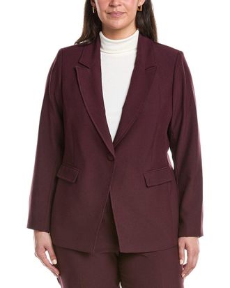 Tahari by ASL Tahari Asl Plus Solid Blazer