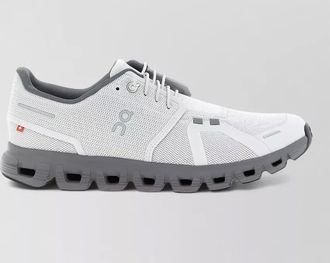 On cloud runner lace up mesh sneakers