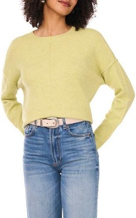 Vince Camuto Exposed Seam Crewneck Sweater in Nile at Nordstrom Rack, Size X-Large