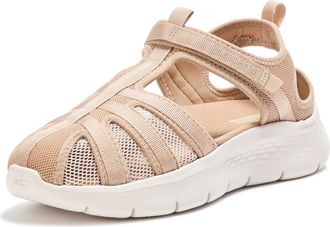 Skechers Womens Closed Toe Sandal Fisherman, Taupe, 5 UK