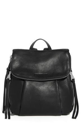 Aimee Kestenberg Pleated Convertible Backpack in Black at Nordstrom Rack