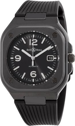 Bell & Ross BR 05 Automatic Black Dial Mens Watch BR05A-BL-CE/SRB