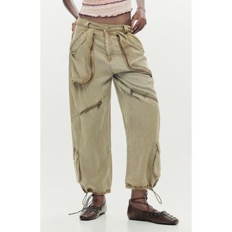 Desigual Cargo Pants in Sand at Nordstrom, Size X-Large