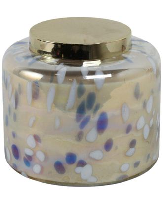 Sagebrook Home 9In 180Oz Jasmine Speckle Candle