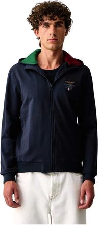 Aeronautica Felpa con zip - - Sweatshirts & Hoodies - Uomo - Blu - M