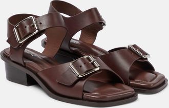 Christophe Lemaire Leather sandals