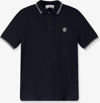 Stone Island Polo in cotone organico stretch - STONE ISLAND - gender_Man