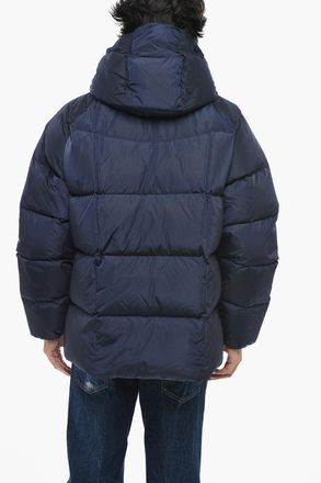 Dsquared2 Quilted Nylon Puffer with Hood Dsquared2
