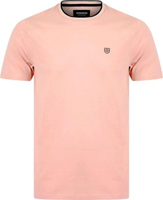 Kensington Eastside Mens Westport Cotton Jersey Crew Neck Ringer T-Shirt