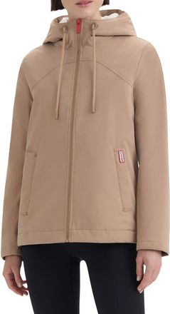 Hunter Blake Short Waterproof Rain Jacket in British Tan at Nordstrom Rack, Size Large