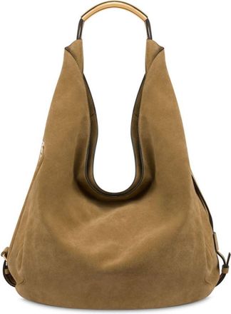 Moschino large Handle Me shoulder bag - Neutrals