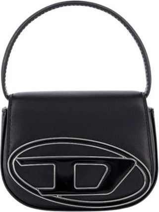 Diesel 1DR XS Bag - Dames - Handtassen - Zwart - ONE Size - Leer - Tassen