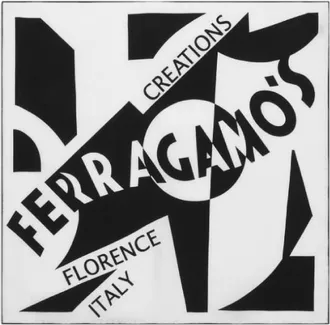 Ferragamo Logo Print Silk Scarf
