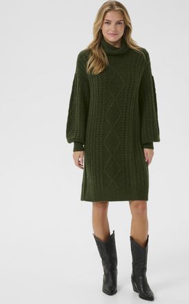 Cream Jurk CRPumpkin Jurk Regular fit olive