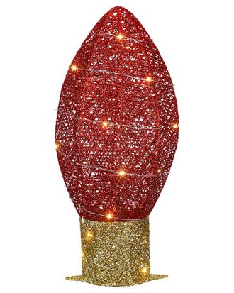 National Tree Company 20In Pre-Lit Christmas Light Bulb Decoration