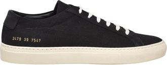 Common Projects Schoenen, Dames, Zwart, 39 EU, Leer, Achilles Canvas Sneaker