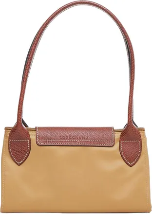 Longchamp Womens Shoulder Bag Le Pliage Original M Beige Polyamide