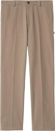 Burberry Pantaloni con piega - Marrone