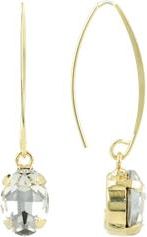 Lott. Gioielli Swarovski Oval Strass Pendant Earrings in Crystal at Nordstrom, Size Small