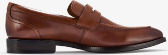 Clarks Mens Banstead Lo Tan Leather Shoes - Brown - Size UK 10.5