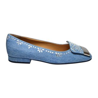 Sergio Rossi scarpe basse Jeans - female - Sergio Rossi - Ballerina Shoes - Blue - 4 UK - Shoes