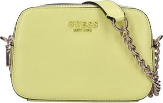Guess Sarita Camera Crossbody - Dames - Schoudertassen - Groen - ONE Size - Leer - Tassen