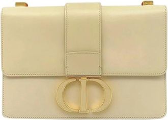Dior Pre-owned 30 Montaigne - Dames - Vintage Schoudertas - Beige - ONE Size - Leer - Vintage