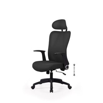 Koketto Home Silla ergonomica de escritorio y oficina en color negro
