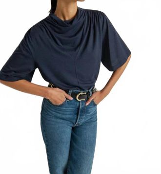 Nation Ltd Lara Short Sleeve Tee In Night Sky