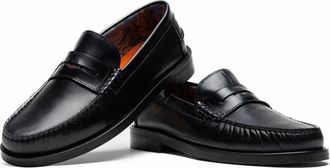 Naked Wolfe Riviera Leather Loafer in Black at Nordstrom, Size 9