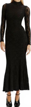 Bardot Harlyn Lace Maxi Dress In Black