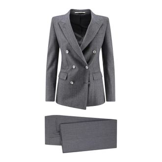 Tagliatore Dresses Gray - female - Tagliatore - Blazers - Gray - XL - Jackets