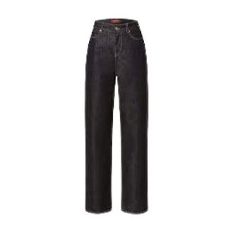 Max Mara Dames, Jeans, Zwart, Maat: 4XS Denim
